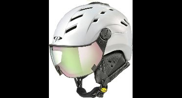 CP Camurai - Skihelm - dl vario polar pink vizier - Wit - 58-60/L