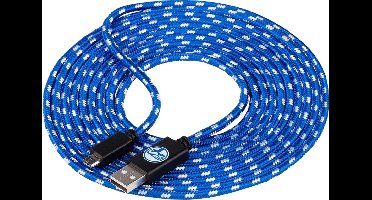 Snakebyte S04 MICRO USB CHARGING CABLE (PC) USB-kabel 3 m USB A Blauw, Wit