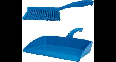 Stoffer en Blik Blauw kunststof Vikan