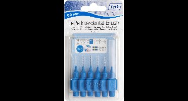 Tepe Interdentale Rager Origineel-0.6 Mm, Blauw (Blister 6 Stuks) - 3 Stuks - Voordeelverpakking