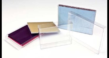 Plastic Doosjes 15,6x2,5x23cm Kristalhelder (25 stuks)
