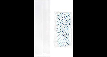 Plastic Zakken 7/2x3x23cm met zijvouw (100 stuks) | Plastic zak