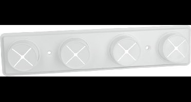 Metaltex Rubberen ophanghaak 4-haaks Metaltex