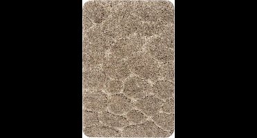 Dutch House Badmat Nancy - Badmat 60x90cm - Bruin - Antislip - Badmatten - Anti Slip Douchemat - Badkamer Mat - Snel Absorberend - Snel Drogende Badmat