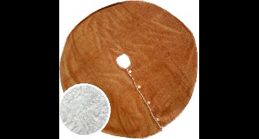 Unique Living - Treeskirt Coby 110cm Ø hazel brown - Kerstboomkleed