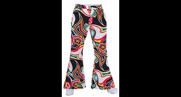 Magic Design Hippiebroek Heren Polyester Multicolor Maat L