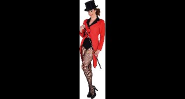 Dans & Entertainment Kostuum | Circus Slipjas Dressuur Ankie Rood Vrouw | Small | Carnaval kostuum | Verkleedkleding