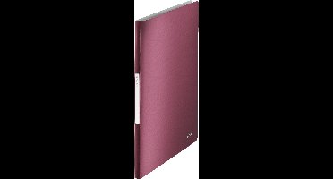 Showmap Leitz Style 20-tassen granaatrood