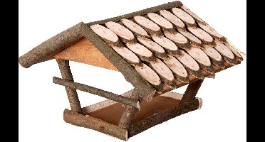 Vogelvoederhuis Mitu - Bruin - 38 x 32 x 25 cm