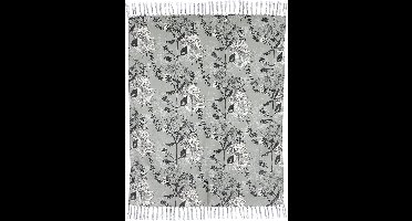 Mica Decorations Plaid Floria 150 X 130 Cm Plastic Groen