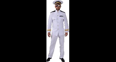 Kapitein & Matroos & Zeeman Kostuum | Admiraal Bananen Republiek Dictator | Man | XXL | Carnaval kostuum | Verkleedkleding
