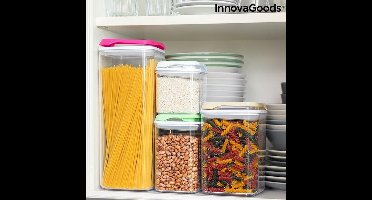 Set van stapelbare en luchtdichte voedselcontainers Pilocks InnovaGoods 4 Onderdelen
