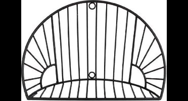 Gifts Amsterdam Wandschap Merel 28 X 12 X 18 Cm Staal Zwart