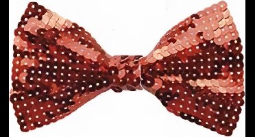 Home & Styling Strikje Met Pailletten Polyester Rood One-size