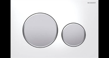 Geberit Sigma20 bedieningspaneel, wit/matchroom - 115882KL1