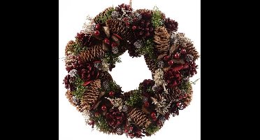 Krans Dennenappel Bes Touwhanger