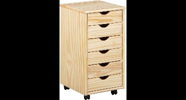 Ladenkastje - Ladeblok Bureau Organizer - Archiefkast - Bruin