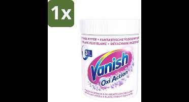 Vanish Oxi Action - Vlekkenverwijderaar Poeder - Zonder Bleek - Witte Was - 550 Gram - 1 stuk