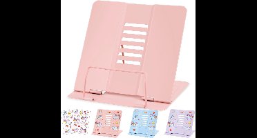 Verstelbare Opvouwbare Boekenstandaard voor Kinderen - Multifunctionele Leeshouder voor Kookboeken, Tablets en Meer