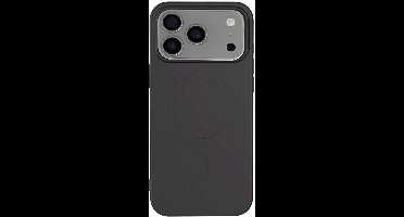 Bigben Connected, MagSafe Hoesje Geschikt voor Apple iPhone 17 Pro Zacht Siliconen Schokbestendig, Zwart