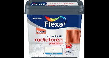 Flexa - Mooi Makkelijk Radiatoren Zijdeglans - Wit - 0.75 L