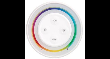 Draadloze RGBW + CCT wandschakelaar en dimmer