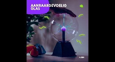Plasma bol - BeamZ plasmabol 20cm - Magische krasvaste plasma bal met bliksems - Super gaaf effect!