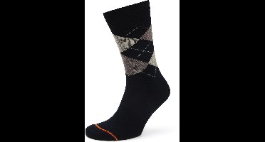 Suitable Sokken Argyle Donkerblauw (navy) - Maat 42-46 - Heren - Halfhoge sokken