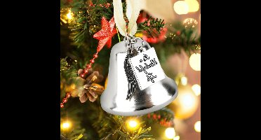 Kerstengelbelornament Hangend Belornament met Engelenvleugelscharme Kerstversiering Zijden Lint Boom Feestbenodigdheden