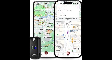 RVV® GPS Tracker fiets - GPS Tracker - GPS Trackers - Zwart - 4cm x 2cm x 7cm