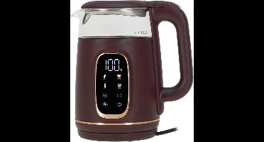 RVV® Waterkoker glas - Waterkoker - Rood goud - 21 cm x 16 cm x 25 cm