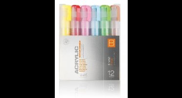 Montana ACRYLIC Marker 2mm Set B / 12 stuks