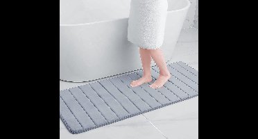 Badmat-60 x 120 cm-antislip-grijs-c