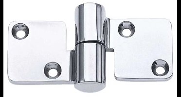 Talamex Verwijderbare Scharnier Links 89x50 Mm Zilver