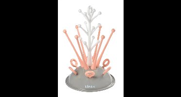 Béaba Flessenrek Baby - Flessen Droogrek - Droogrek flessen baby - Afdruiprek voor zuigflessen - Roze