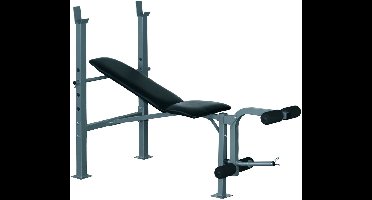 Bankdrukbank – Halterbank – Fitnessbank – Trainingsbank – Workout Bank – Verstelbaar – Leg Curl Ondersteuning – Stabiel Epoxy Stalen Frame