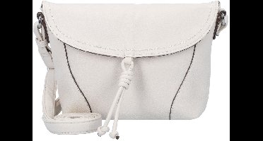 TOM TAILOR Schoudertas Malia Flap Bag Cream White Crème
