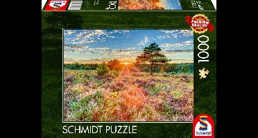 Schmidt - Legpuzzel - Heide bij zonsondergang - 1000 stukjes - Volwassenen - vanaf 12 jaar