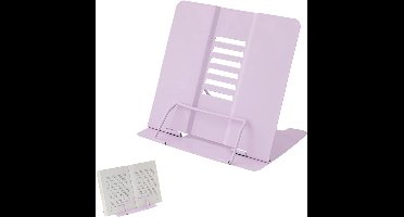 Stunq® Verstelbare Opvouwbare Metalen Boekenhouder - Leesstandaard voor Boeken & Tablets