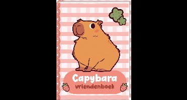 Vriendenboek Capybara - Kinderen - Hardcover - Dieren