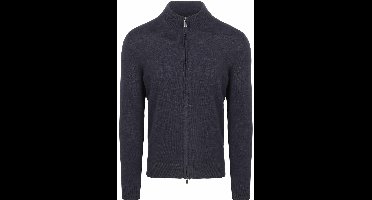 Suitable Vest Slub Yarn Donkerblauw (navy) - Maat XXL - Heren - Vest met rits voor Mannen