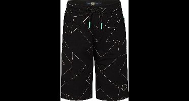 Petrol Industries - Jongens Korte joggingbroek Cedros - Zwart - Maat 140