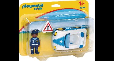PLAYMOBIL 1.2.3 Politiewagen - 9384