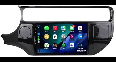 Geschikt voor Kia Rio (2015 t/m 2018) | 4+64GB 8-CORE | 9 inch Android 15.0 CarPlay autoradio | Draadloos CarPlay & Android Auto | Externe microfoon | Bluetooth & WiFi | NAVIBOP NB-4789 | Bouwjaar 2015 t/m 2018