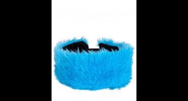 Hoofdband pluche blauw