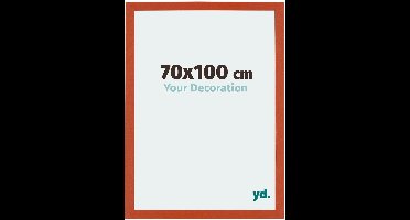 Your Decoration - Puzzellijst 70x100 cm - Oranje - Puzzellijst 1500-2000 stukjes - MDF Fotolijst - Mura