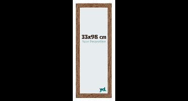 Your Decoration - Puzzellijst 33x98 cm - Eiken Rustiek - Puzzellijst 500-1000 stukjes - MDF Fotolijst - Mura