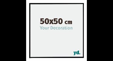 Your Decoration - Puzzellijst 50x50 cm - Zwart Mat - Puzzellijst 500-1000 stukjes - Aluminium Fotolijst - Kent