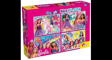 Lisciani - Puzzel Barbie - Maxi vloerpuzzels 4x48 stuks