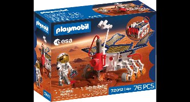 PLAYMOBIL Space ESA Mars Exploration Rover | Astronaut - Mobiele Rover met Boor & Zonnepanelen | Hoogwaardige ruimtespeelgoedset voor kinderen vanaf 4 jaar | 72012